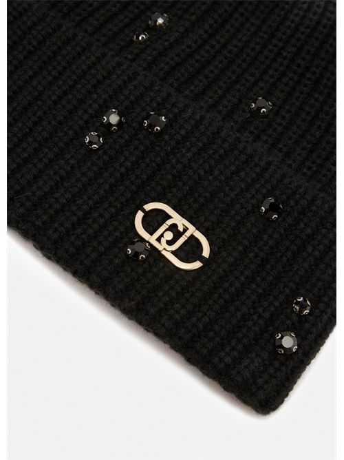 Berretto con strass e perle LIU JO | 2F5017M0300/22222